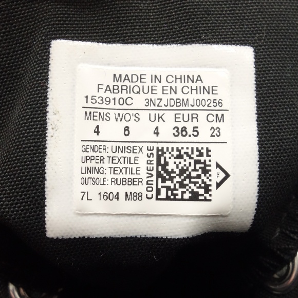 CONVERSE ALL-STAR British Flag Hi Top Sneakers - Picture 7 of 8